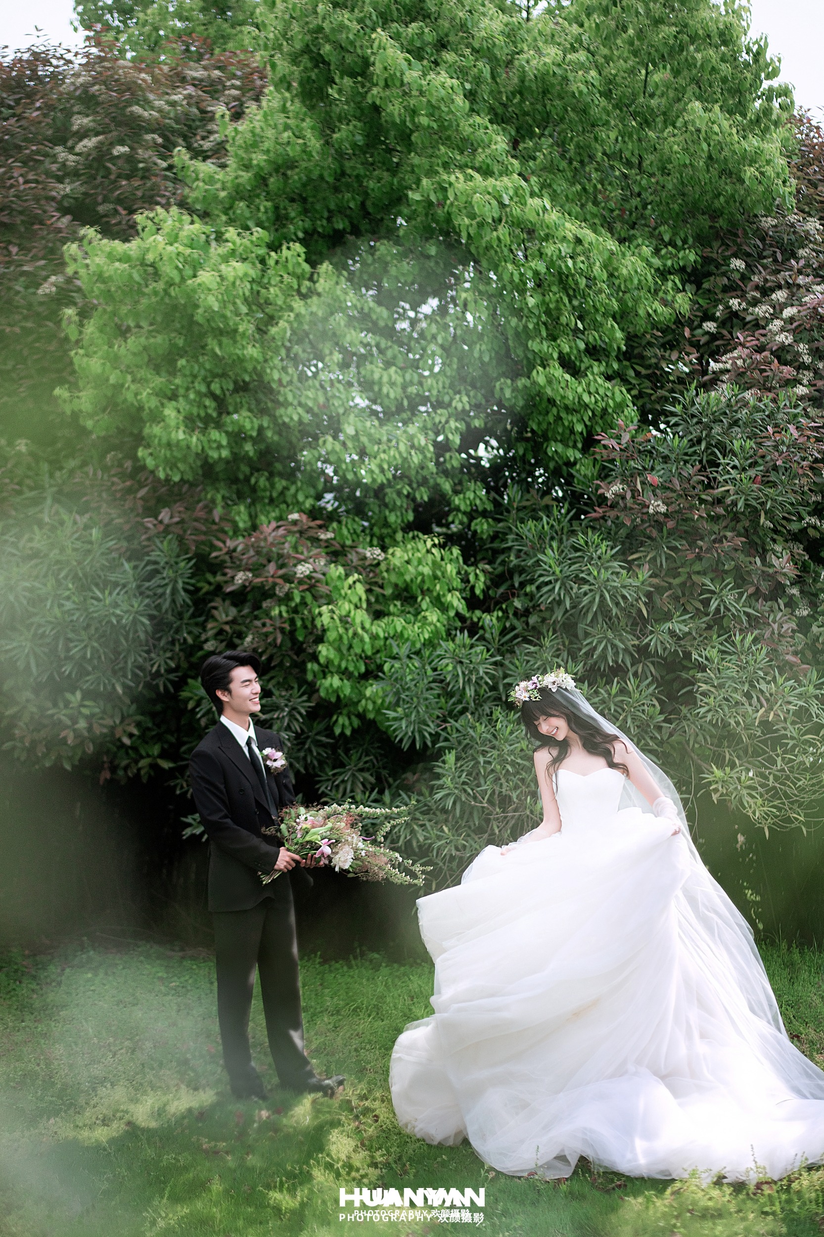 清新自然婚纱照 · 户外自然场景 · 森屿私语客片