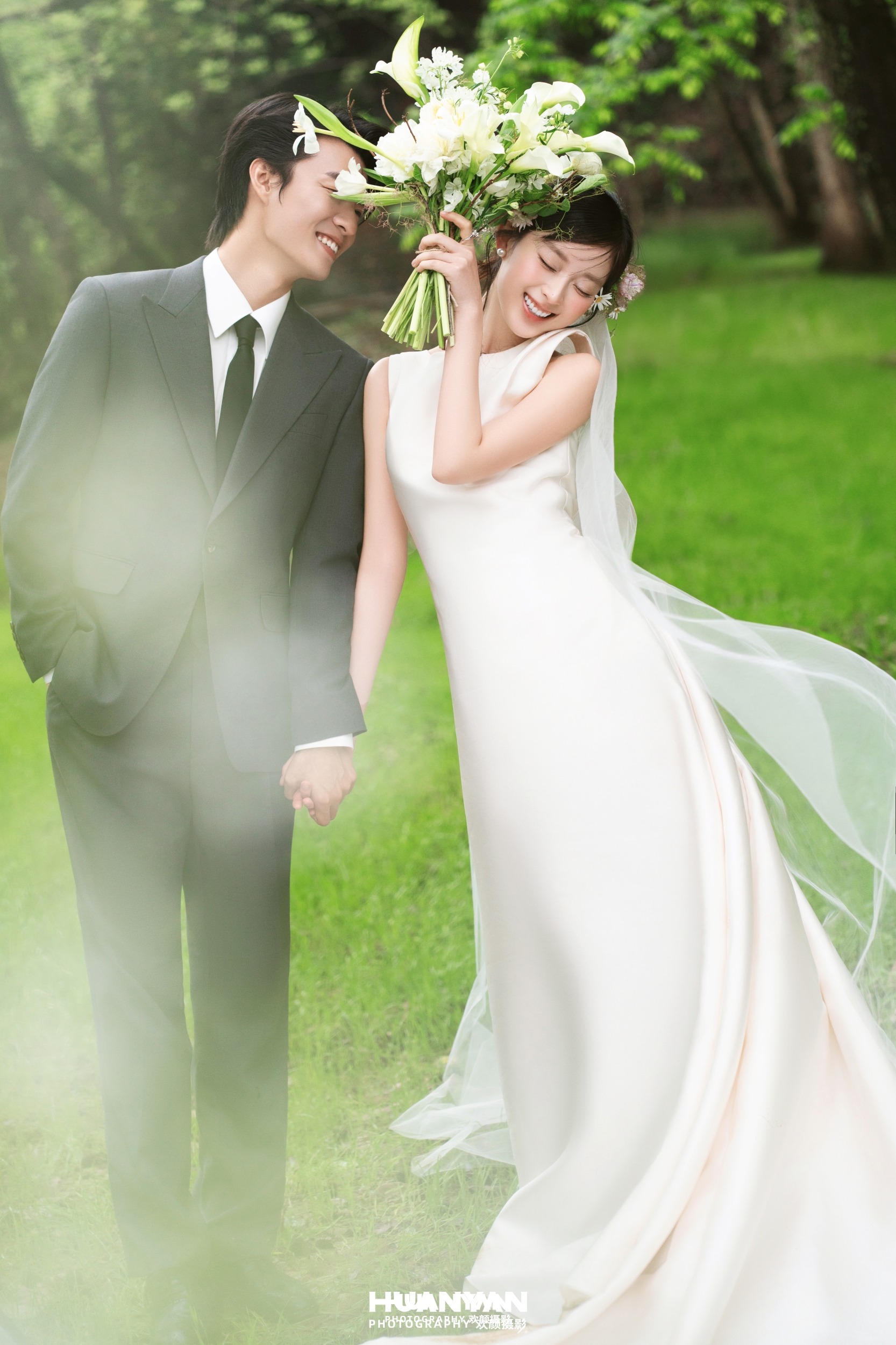 清新自然婚纱照 · 户外自然场景 · 森屿漫光客片