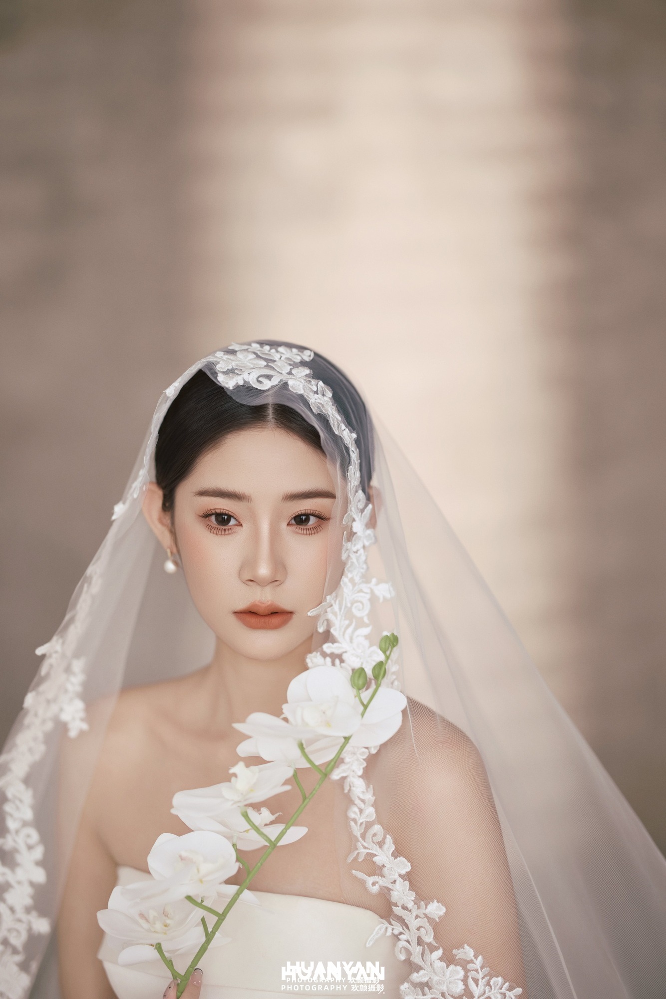 室内影棚韩式温柔婚纱照实拍（指间一诺系列）