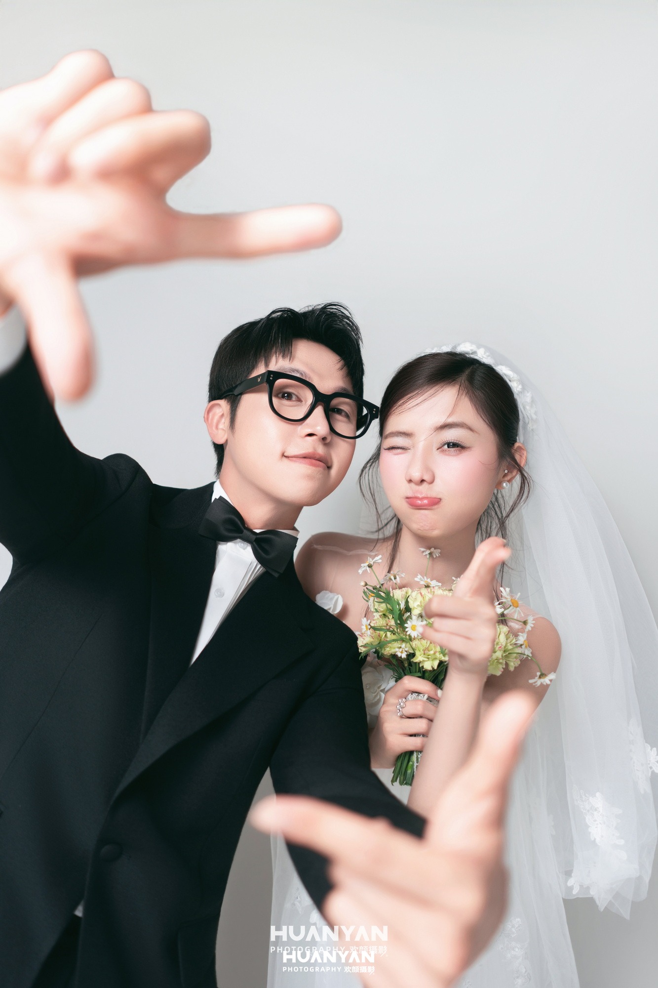 室内影棚韩式温柔婚纱照实拍（小朵欢喜系列）