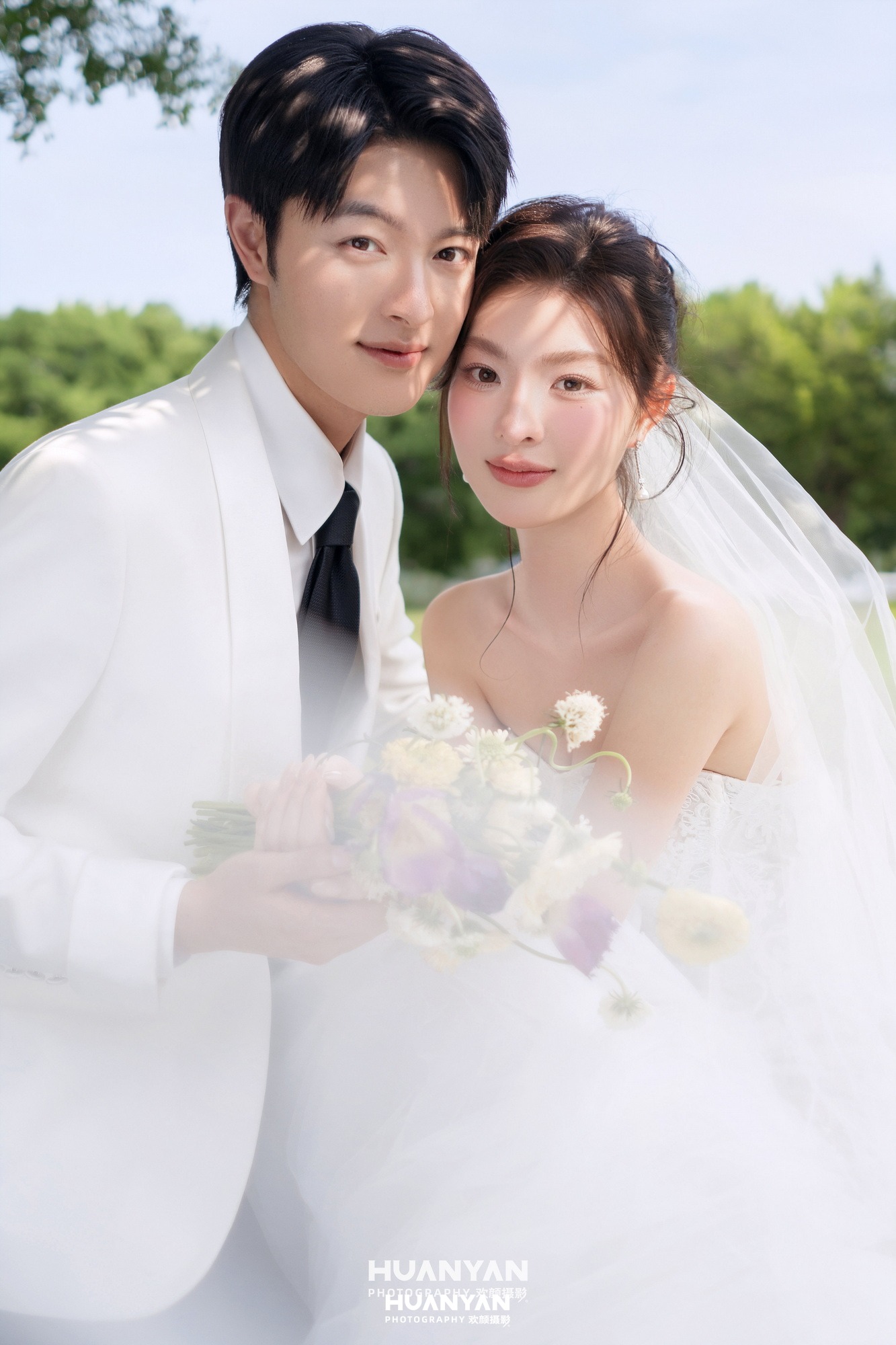 清新自然婚纱照 · 户外自然场景 · 草色新约客片