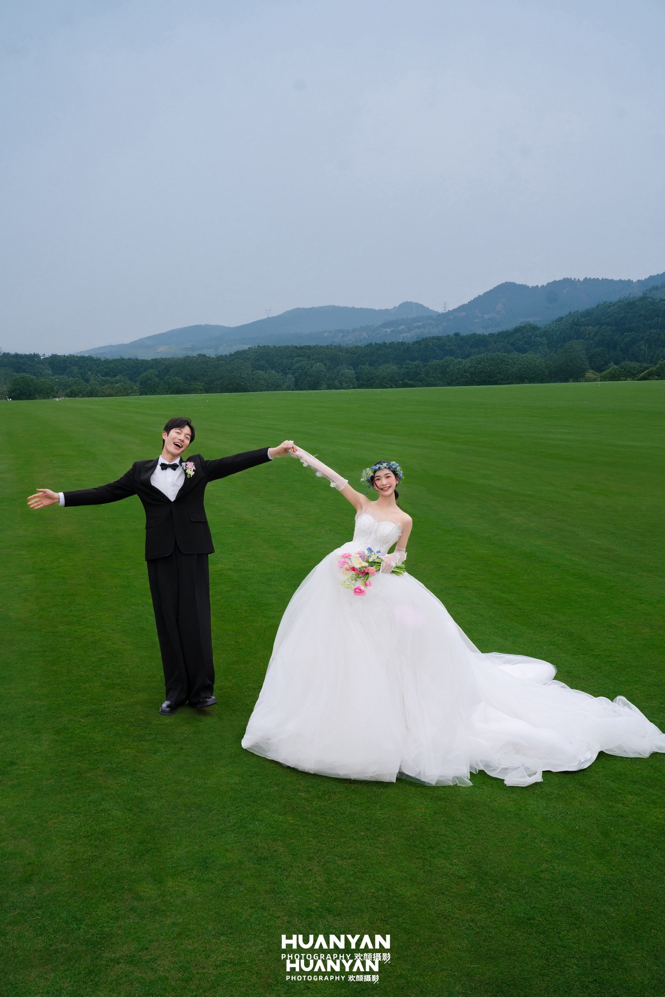 清新自然婚纱照 · 户外自然场景 · 一纱之约客片