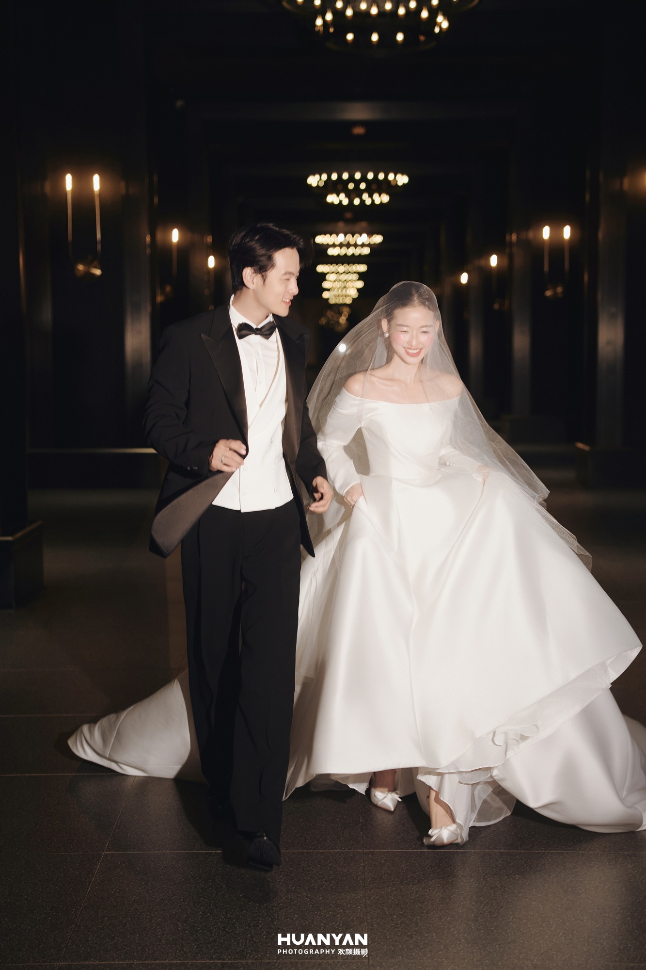 室内影棚浪漫唯美婚纱照实拍（灯影入梦系列）